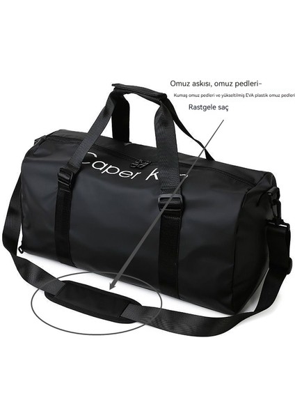 Kısa Mesafeli Seyahat Çantası Büyük Kapasiteli El No Bağımsız Ayakkabı Deposu Kuru ve Islak Ayırma Tek Omuzlu Spor Çantası (Yurt Dışından) fırsatları