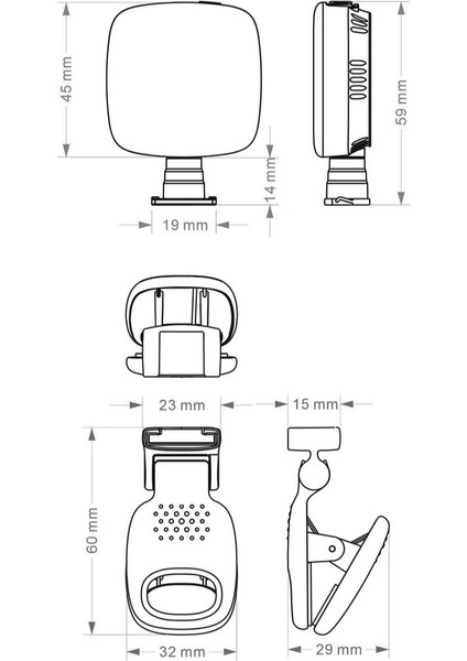 Taşınabilir Cep Selfie Canlı Cep Telefonu Aydınlatması Klipslenebilir (Yurt Dışından) indirimleri