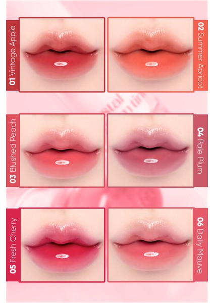 Yapışkanlık Hissi Vermeyen Yoğun Işıltılı Tint CLIO Crystal Glam Tint (12 Fiery Rose) fırsatları