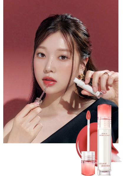 Yapışkanlık Hissi Vermeyen Yoğun Işıltılı Tint CLIO Crystal Glam Tint (11 Mellow Fig)