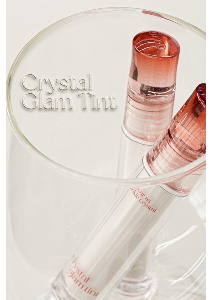 Yapışkanlık Hissi Vermeyen Yoğun Işıltılı Tint CLIO Crystal Glam Tint (11 Mellow Fig)