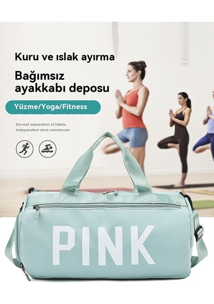 Kısa Mesafe Fitness Islak ve Kuru Ayırma Bağımsız Ayakkabı Deposu Seyahat Çantası Yüzme Yoga Çantası (Yurt Dışından) fırsatları