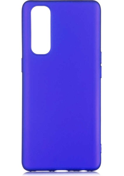 Oppo Reno 4 Pro Kılıf Zore Premier Silikon Kapak-Saks MAVI-8682314074681-MLTD46340