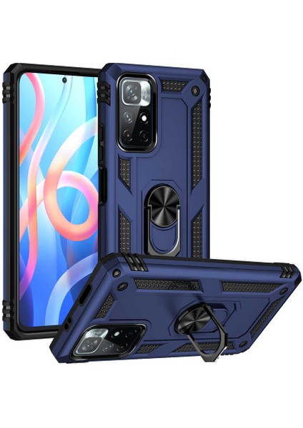 Xiaomi Poco M4 Pro 5g Kılıf Zore Vega KAPAK-MAVI-8680436183182-MLTD63973