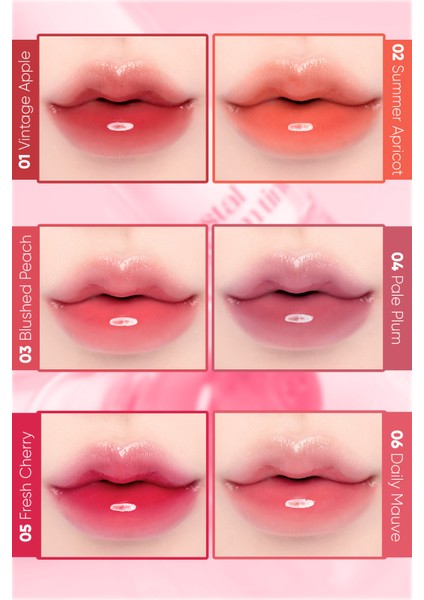 Yapışkanlık Hissi Vermeyen Yoğun Işıltılı Tint CLIO Crystal Glam Tint (05 Fresh Cherry)