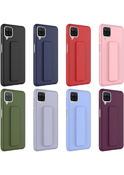 Galaxy A12 Kılıf Zore Qstand KAPAK-PEMBE-8680436465974-MLTD72817 modelleri