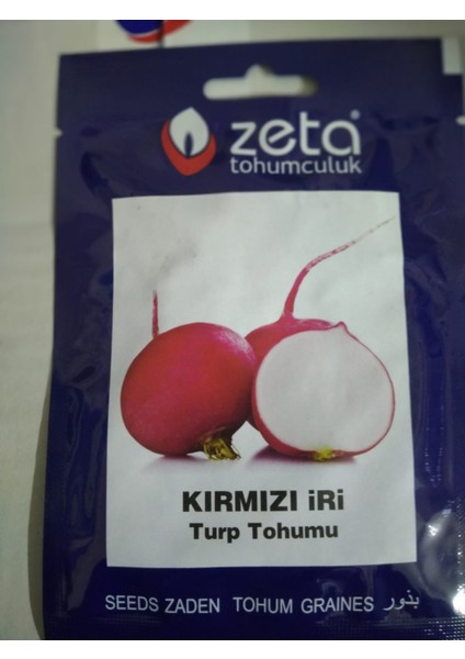 Turp Tohumu 10 gr Kırmızı Iri