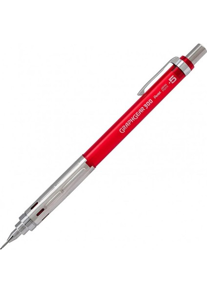 GraphGear 300 Versatil Kalem 0.5 mm Kırmızı PG315-TBX