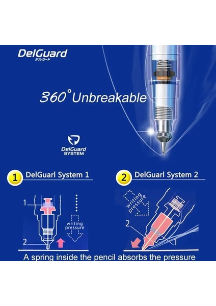 Delguard Versatil Kalem 0.7 Pembe