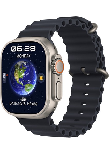 HK10 Ultra-A 49MM Amoled Ekran Akıllı Saat – Çift Kordon, Üstün Performans ve Şık Tasarım
