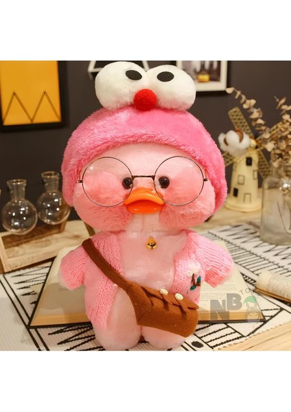 Lalafanfan Ördek Peluş Oyuncak 30CM Aksesuarlı Oyun Arkadaşı