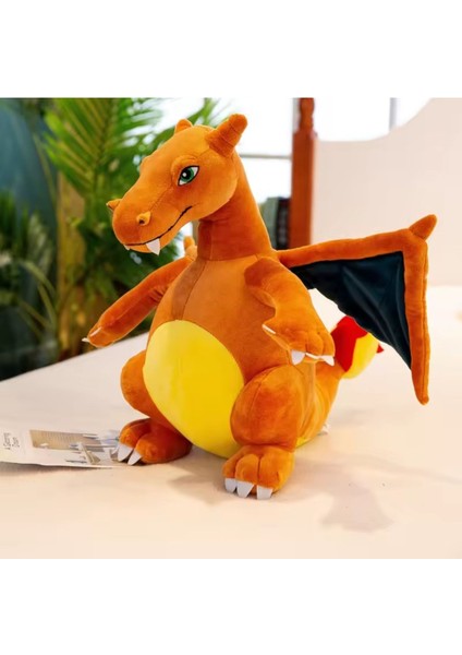 Pokemon Charizard Peluş Oyuncak 25CM Charizard Pokemon Peluş Figür Ejderha Ejder