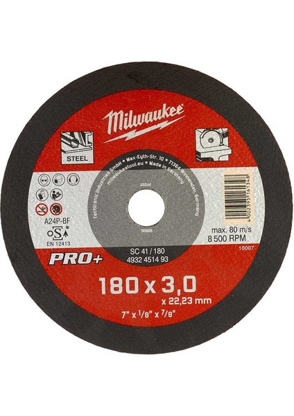 180X6X 22.23 mm Metal Kesici Taş (T4932490038)