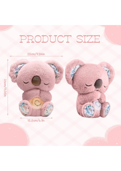 Sevimli Koala Uyku Arkadaşı Koala Nefes Alıp Veren Işıklı Müzikli Peluş Oyuncak fiyatları