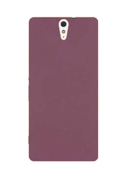 Sony Xperia C5 Kılıf Zore Premier Silikon KAPAK-MÜRDÜM-8680436165850-MLTD61945