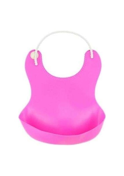 Buffer® Çocuk Bebek Mama Önlüğü Dökülme Engelleyici Bükülebilir Pembe