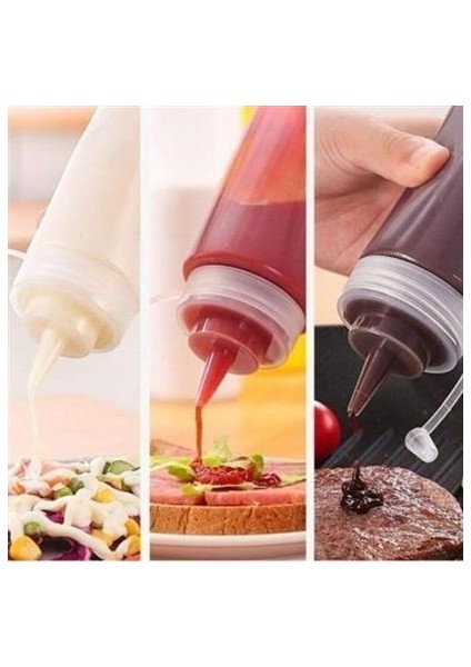 Şeffaf Kapaklı Sızdırmaz Yağlık Sosluk Şişesi Plastik Yağdanlık 400 Ml Ap-9028 fiyatları