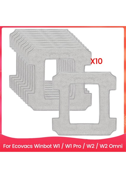 Ecovacs Winbot W1 / W1 Pro / W2 / W2 Omni Pencere Temizleme Robotları Için, Pencere Temizleyici Robot Temizleme Bezi (Yurt Dışından)