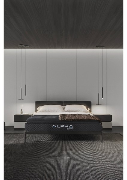 Kapa Black Full Ortopedik Paket Yaylı Yatak