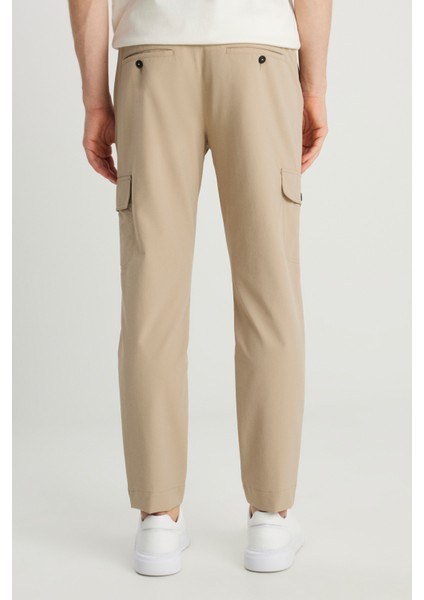 Slim Fit Dar Kesim Beli Bağlamalı Kargo Cepli Jogger Pantolon indirimleri