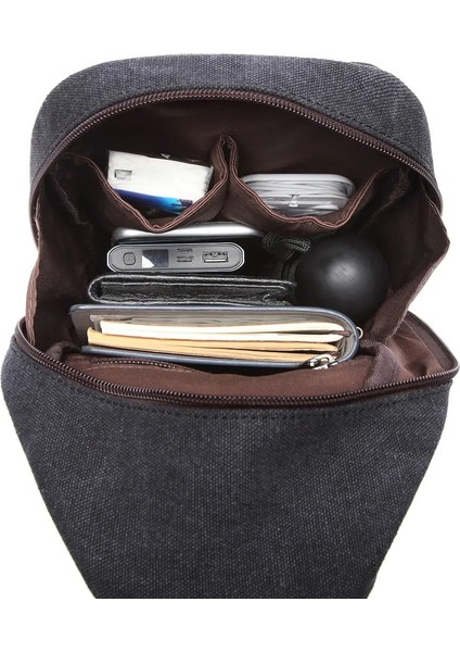Unisex Su Geçirmez Hem Sırt Hem Çapraz Kanvas Kumaş Bodybag Çanta 1264 fiyatları