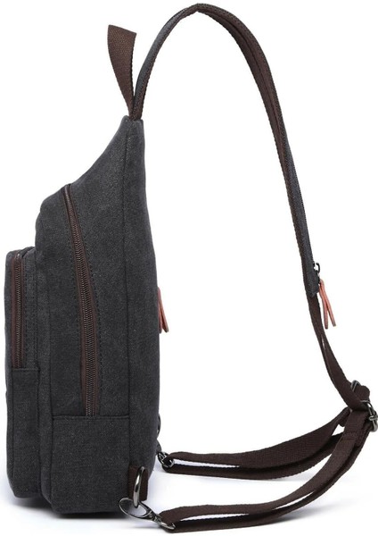 Unisex Su Geçirmez Hem Sırt Hem Çapraz Kanvas Kumaş Bodybag Çanta 1264 modelleri