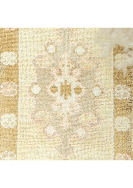 Simenit Natural Renkli Yün Yolluk 57 x 182 cm