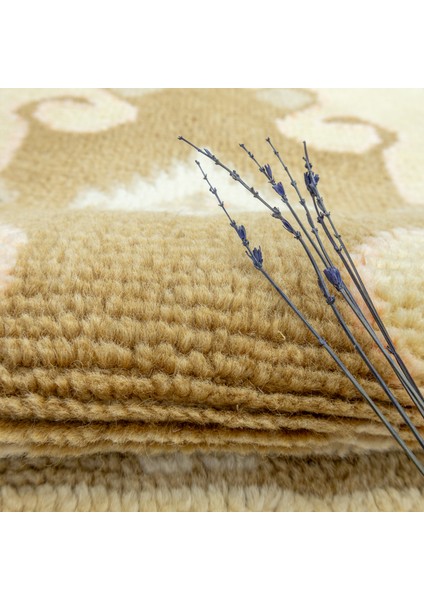Simenit Natural Renkli Yün Yolluk 57 x 182 cm