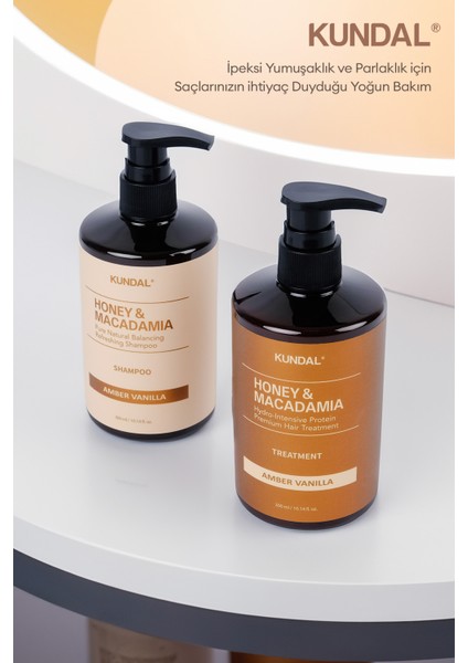 Yoğun Nemlendirici ve Besleyici İkili Saç Bakım Seti KUNDAL Holiday Edition 300ml Shampoo/Treatment