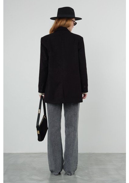Süet Blazer Ceket Siyah fiyatları