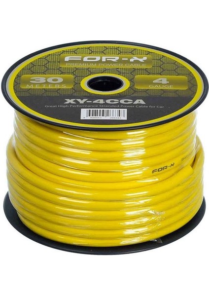 Xy-4cca Oto Anfi 4ga Power Kablo 30 Metre