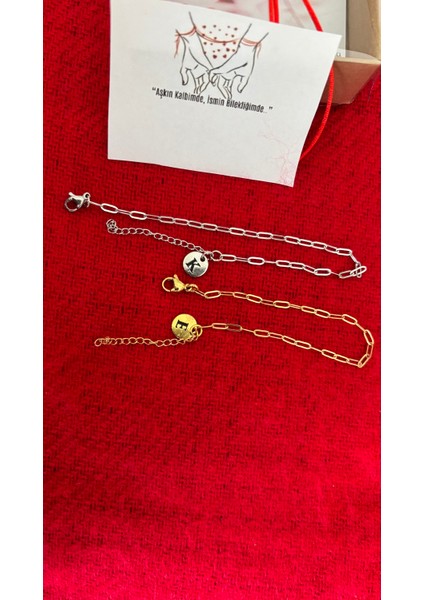 2 Li Çift Çelik Atac Sevgili Bilekliği Kararmaz Ithal Zincir fiyatları