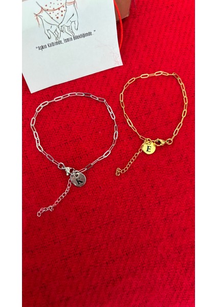 2 Li Çift Çelik Atac Sevgili Bilekliği Kararmaz Ithal Zincir modelleri