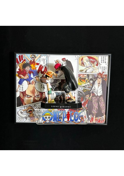 One Piece Serisi Karakterleri Luffy Diorama Süsleri Model Artı Birlikte Boyama (Yurt Dışından)