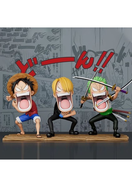 One Piece Koca Kafa Luffy Süs Seti (Yurt Dışından)