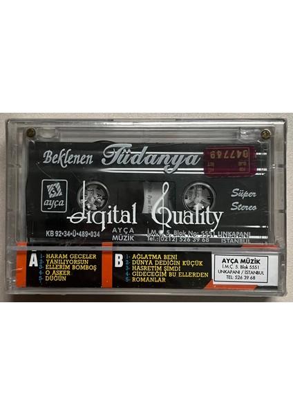 Tüdanya Beklenen Kaset (Jelatininde Sıfır Orjnal Dönem Baskı Kaset)