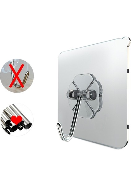 5 Adet Iz Bırakmayan Kanca Güçlü Yapışkan Duvara Asılı Çivi Yok (Yurt Dışından)