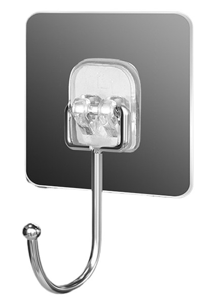 10 Adet Güçlü Iz Bırakmayan Yapışkan Duvar Kancaları Çivisiz Kancalar (Yurt Dışından)