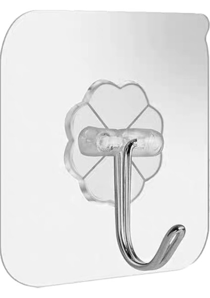 10 Adet Güçlü Iz Bırakmayan Yapışkan Duvar Kancaları Çivisiz Kancalar (Yurt Dışından)