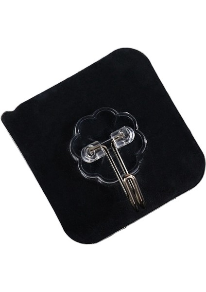 10 Adet Güçlü Iz Bırakmayan Yapışkan Duvar Kancaları Çivisiz Kancalar (Yurt Dışından)