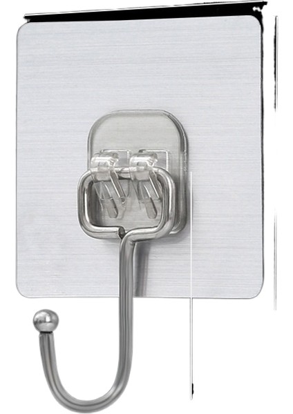 10 Adet Güçlü Iz Bırakmayan Yapışkan Duvar Kancaları Çivisiz Kancalar (Yurt Dışından)