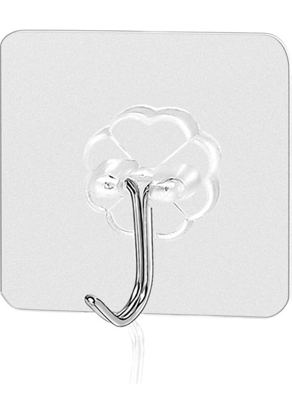 10 Adet Güçlü Iz Bırakmayan Yapışkan Duvar Kancaları Çivisiz Kancalar (Yurt Dışından)