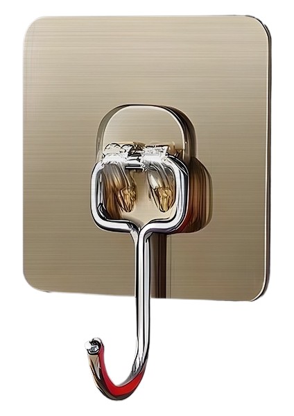 10 Adet Güçlü Iz Bırakmayan Yapışkan Duvar Kancaları Çivisiz Kancalar (Yurt Dışından)