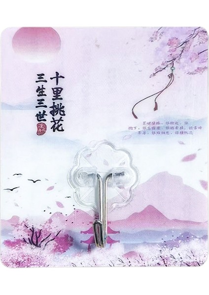 10 Adet Güçlü Iz Bırakmayan Yapışkan Duvar Kancaları Çivisiz Kancalar (Yurt Dışından)