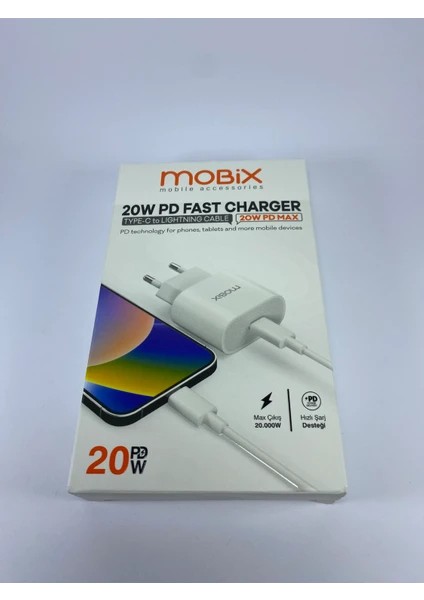 Apple iPhone 13 Pro Max Uyumlu 20 Watt Lightning Hızlı Şarj Aleti
