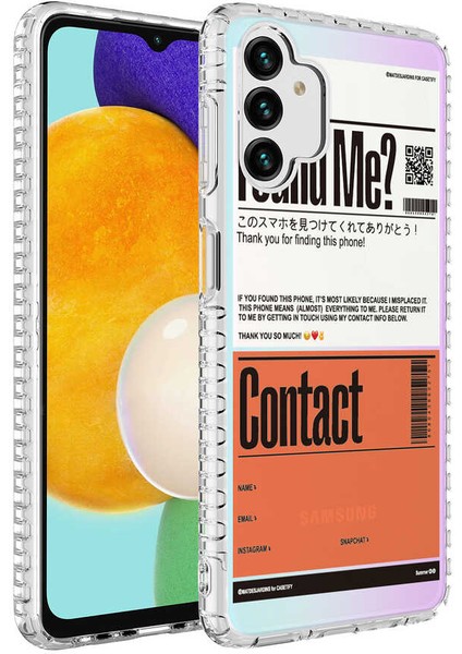 Galaxy A13 4g Kılıf Airbag Kenarlı Renkli Desenli Silikon Zore Elegans KAPAK-NO6-8680436629321-MLTD8