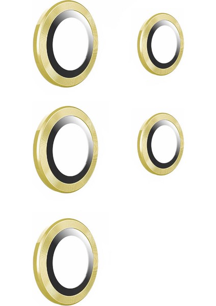 Galaxy S24 Ultra Uyumlu Zore Kamera Lens Koruyucu Cam FILMI-GOLD-8680436752265-MLTD99010