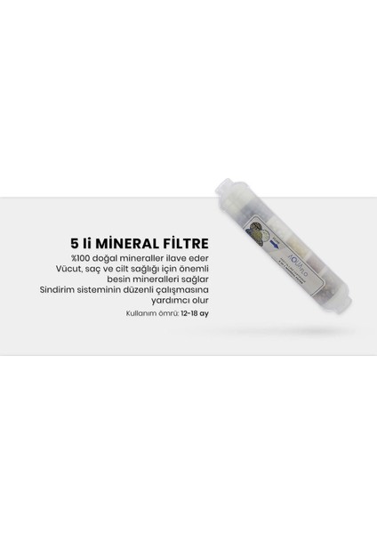 Aquaflo 5'li Mineral Filtre