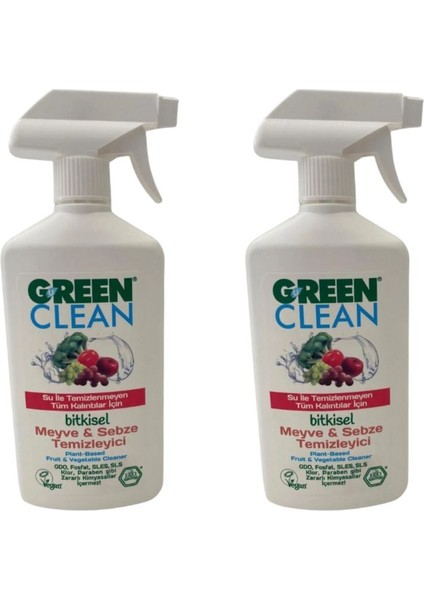 Meyve ve Sebze Temizleyici 500 ml x 2 Adet