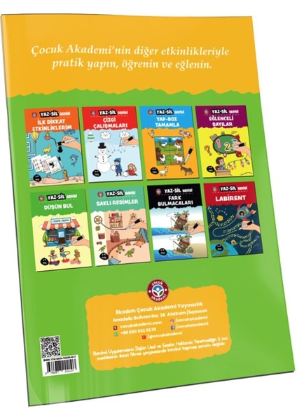 Yaz Sil Serisi Zeka Oyunları modelleri